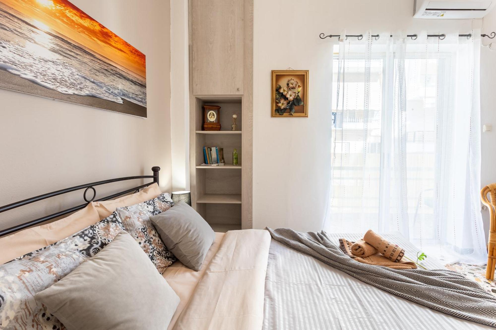 Chung cư 78 m² 2 phòng ngủ, 2 phòng tắm riêng ở Kalamata Ngoại thất bức ảnh